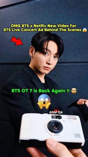OMG😱BTS OT 7 New Netflix Video Behind Scenes #bts#btsarmy#btsshorts#jungkook#taehyung#jimin#jin#btsv