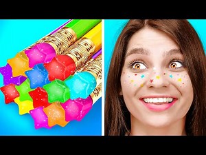FUN WAYS TO SNEAK MAKEUP INTO CLASS || DIY Girly Ideas And Cool Hacks by 123 GO! GENIUS