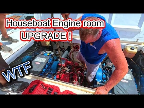 "Max Engine Room Space: Replacing the Generator on our Gibson Houseboat with a better option"