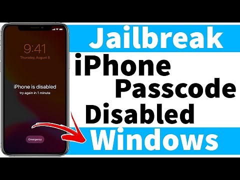 How to Jailbreak 📱iPhone Passcode & Disabled with Windows Ra1nUSB 2021