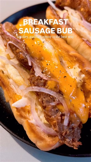 Breakfast Sausage Bun #ChambaKitchen
