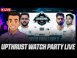 RNTX Playing Upthrust Esports Pro Showdown Watch Party | BGMI Live