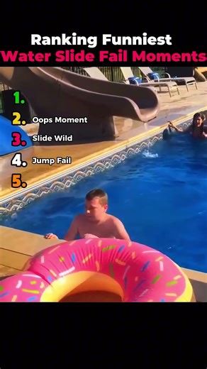 Which Water Slide Fail Went Totally Wrong? 🌊😂 || #waterslide #funnyfails ‪@RankingModeON‬
