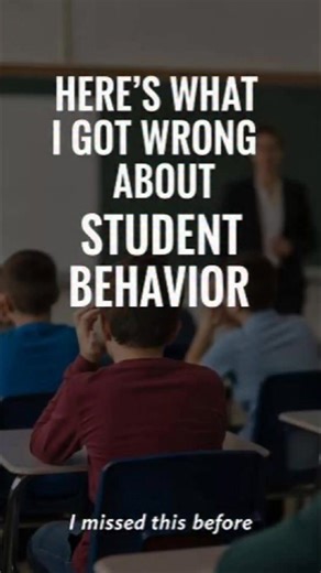 I wa wrong about student behaviours when I started teaching... #tomphonics #teacher #teachersfollowteachers | Efre Tom Samuel