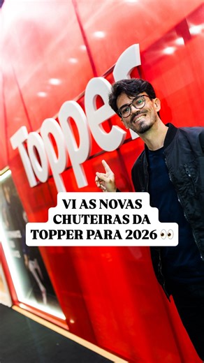 CAMISAS E CHUTEIRAS - Oficial | Vi os lançamentos da Topper para 2026 😱 Eu visitei o stand da @topperbrasil na BFSHOW para conhecer os principais lançamentos da marca... | Instagram