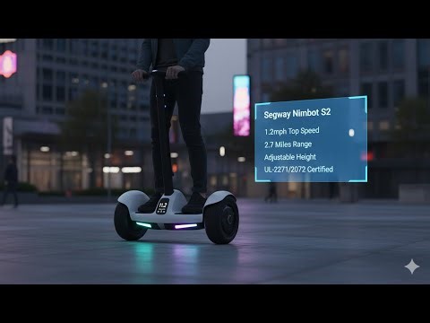 Segway Ninebot S2 Review | Electric Self-Balancing Scooter, 11.2mph, 21.7 Miles Range