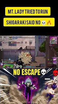 “Shigaraki HUNTED Down Mt. Lady 💀 No Escape!”#mhur #myheroultrarumble #mha #mhacommunity