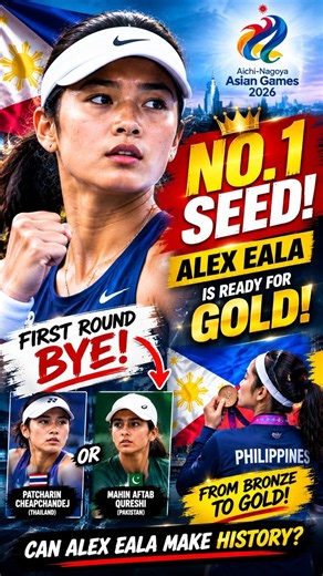 ALEX EALA IS THE NO 1 SEED! Asian Games 2026 GOLD Mission Begins!