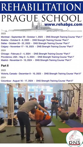 A little throwback to the past 👉DNS Strength Training Course taught by Michael Maxwell, DC. Take a look at our course offerings https://www.rehabps.cz/rehab/co.php We are looking forward to seeing you there❗️ #dnsrehab#dnsrehabilitation#dynamicneuromuscularstabilization#movement#functionaltraining#diaphragm#pragueschoolofrehabilitation#czechgetup#movementculture #strength | Dynamic Neuromuscular Stabilization