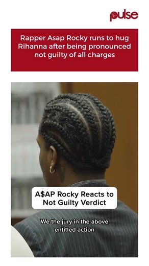 ASAP Rocky Celebrates Not Guilty Verdict with Rihanna Hug