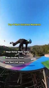 Top 5 Most Extreme Moments Caught on Camera#extreme #sports #adrenaline #wingsuit #basejump #skate