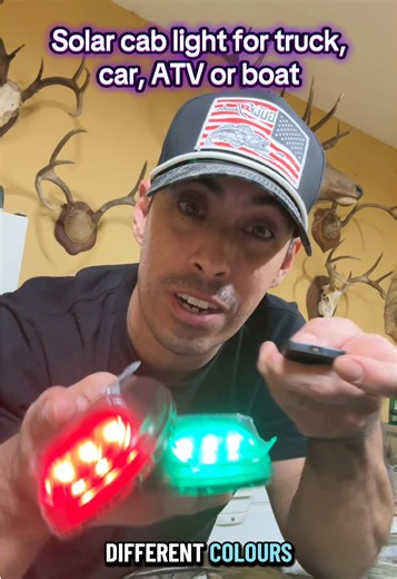 Bright Solar LED Cab Lights for Trucks and Cars