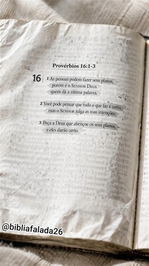Provérbios 16:1–3 #biblianarrada