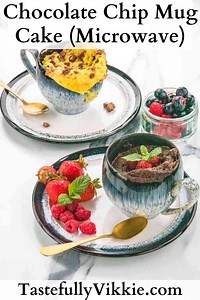 Easy Chocolate Chip Mug Cake Recipe in a Microwave