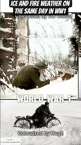 Ice and fire! Weather on the same day but different fronts in World War I, Dec 17 1917 #ww1