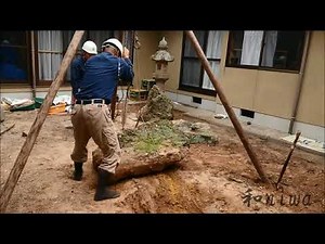 「中庭に石庭を造る」和niwa