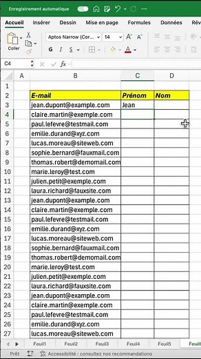 Excel for beginners: using Flash Fill