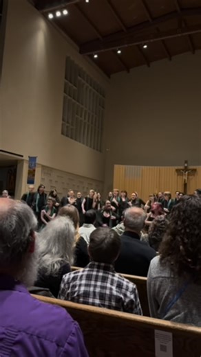 Portland State Chamber Choir | Us during Naatu Naatu this weekend if you guys care 😔… #naatunaatu #choir #awesome #psuchamberchoir | Instagram