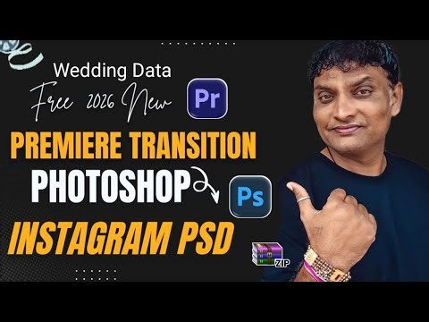 Premiere Reel Transition and Reel Preset & instagram Wedding Post Photoshop PSD Free download link