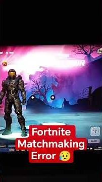 Fortnite Matchmaking Error Zero Hour Live Event #fortnite #gaming