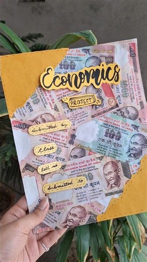 Economics front page design for assignments |Project file|Economics Project #trending #shorts