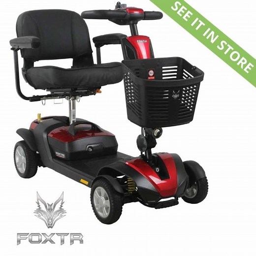 Travel Mobility Scooter FOXTR I with Ultra Suspension | Vital Mobility Home Health Care, Canada