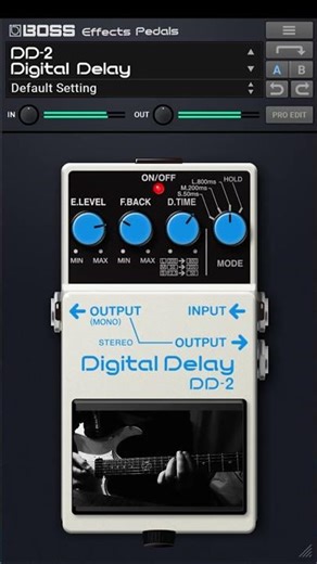Boss DD-2 Digital Delay | Effects Pedals Plugin | Official Roland Cloud