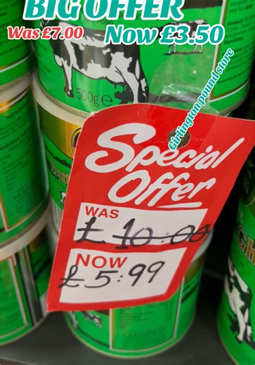 Huge Discounts at Girlington Pound Store