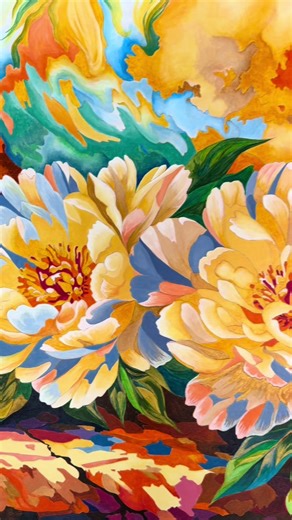 Flower Power - Contemporary Art Print Available