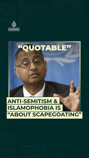 "Hatred is about scapegoating." Ahmed Shaheed, the ex-UN special rapporteur on Freedom of Religion or Belief, explains why caring about anti-Semitism is linked to caring about Islamophobia. | Al Jazeera English