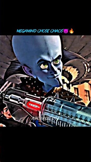 "Did Megamind choose evil… or just being lovable? 😈💙#Megamind #Animation #Dreamworks #MovieShorts"