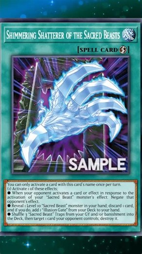 The Sacred Illusion Gate #yugioh #yugiohtcg #yugiohcards
