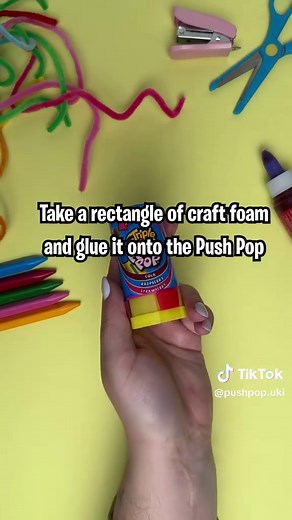 Create Your Own Triple Power Push Pop Octopus