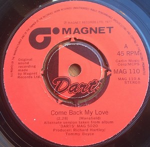 Darts - Come Back My Love