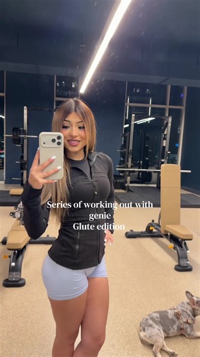 YALL MY NAIL- Welcome to my new series of working out with genie stay tuned for tomorrows workout💪 #workingout #girls #boys #gymmotivation #foryoupage