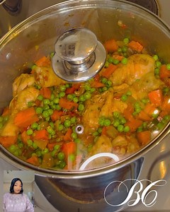 Petit pois au poulet | Balkissa’s cooking