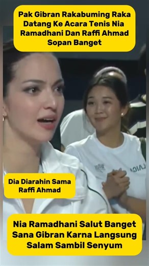 Nia Ramadhani Terkejut Di Datangi Gibran Sama Raffi#niaramadhani #gibran #raffiahmad #shorts #viral