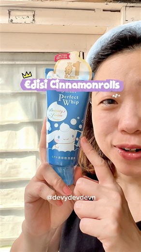 Cinnamonrolls Di SENKA Perfect whip foam cleanser special edition