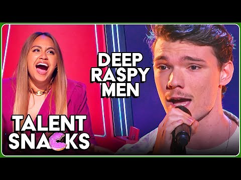 Mouthwatering DEEP & RAPSY MALE Voices in the Blind Auditions of The Voice