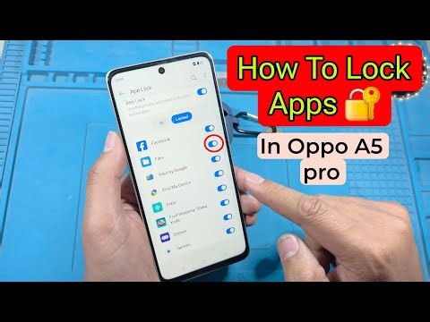 How to Lock Apps in Oppo A5 Pro | Oppo A5 Pro me app lock kaise lagaye