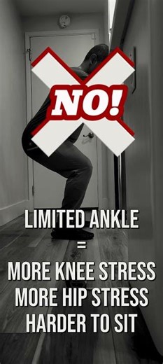 Knee and hip pain when squatting? Use This 4.5" Ankle Mobility Test