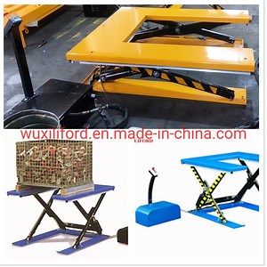 [Hot Item] U Shaped 1ton Low Profile Lift Table Low Profile Scissor Lift