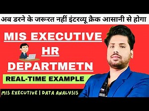 HR Department MIS Executive Real Time Work | Real Time Project on Excel Based on Company Work