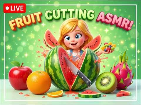 Play with Cutting Fruit Toys Relaxing and Satisfying ASMR