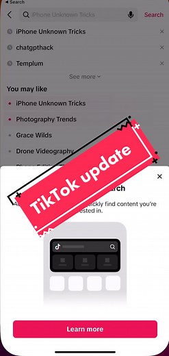 New TikTok Search Feature Tutorial