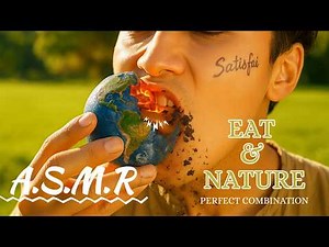 Eating the Solar System in Nature | Oddly Satisfying ASMR