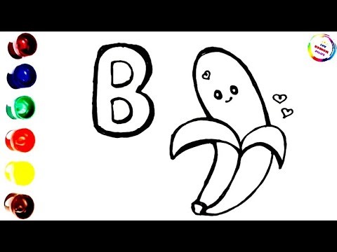 How to Draw Cute Banana | Easy Banana Drawing #art #artdrawing #arttutorial #easydrawing