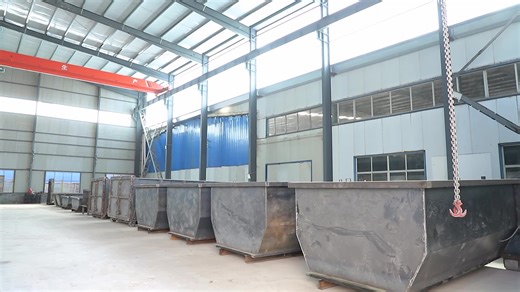 Factory Supply Hook Lift Trailer Body Waste Collection Container Dumpster Skip Bins Roll off Dumpster