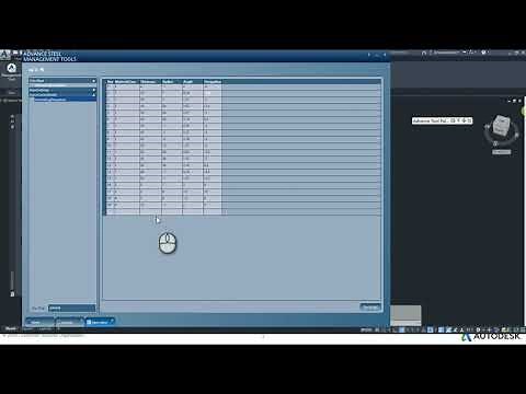 09. Elongation calculation method "By Table" in Advance Steel
