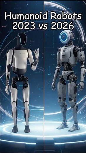 Humanoid Robots 2023 vs 2026 🤖 . From Backflips to Jobs
